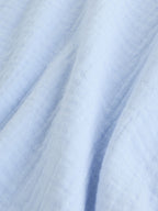 Blue Muslin 1 Tog Baby Sleep Bag