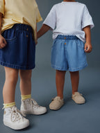 Blue Pull-On Denim Shorts 2 Pack (3mths-10yrs)