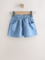 Blue Pull-On Denim Shorts 2 Pack (3mths-10yrs)