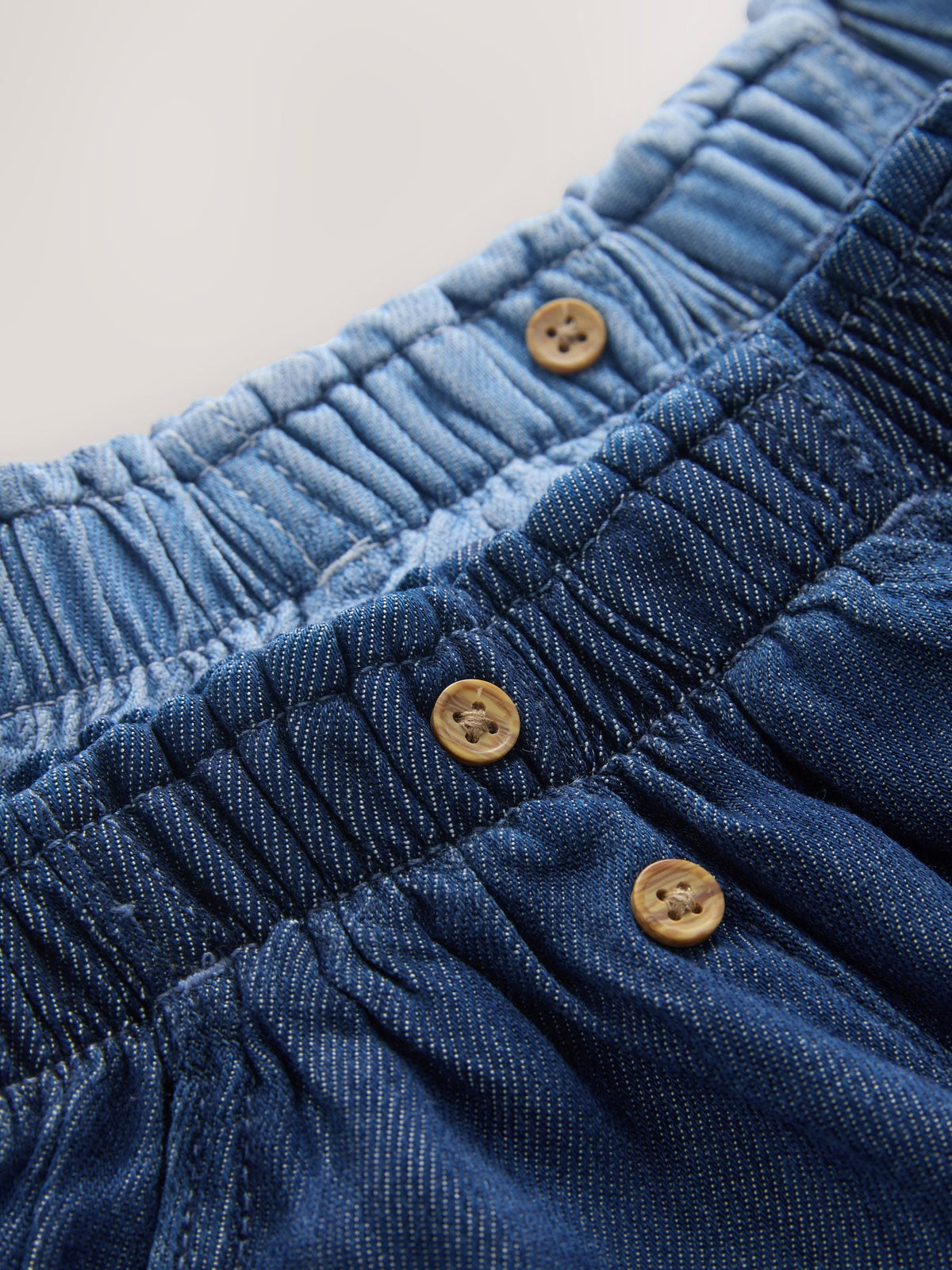Blue Pull-On Denim Shorts 2 Pack (3mths-10yrs)