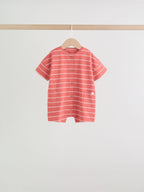 Stripe Jersey Baby Rompers 3 Pack