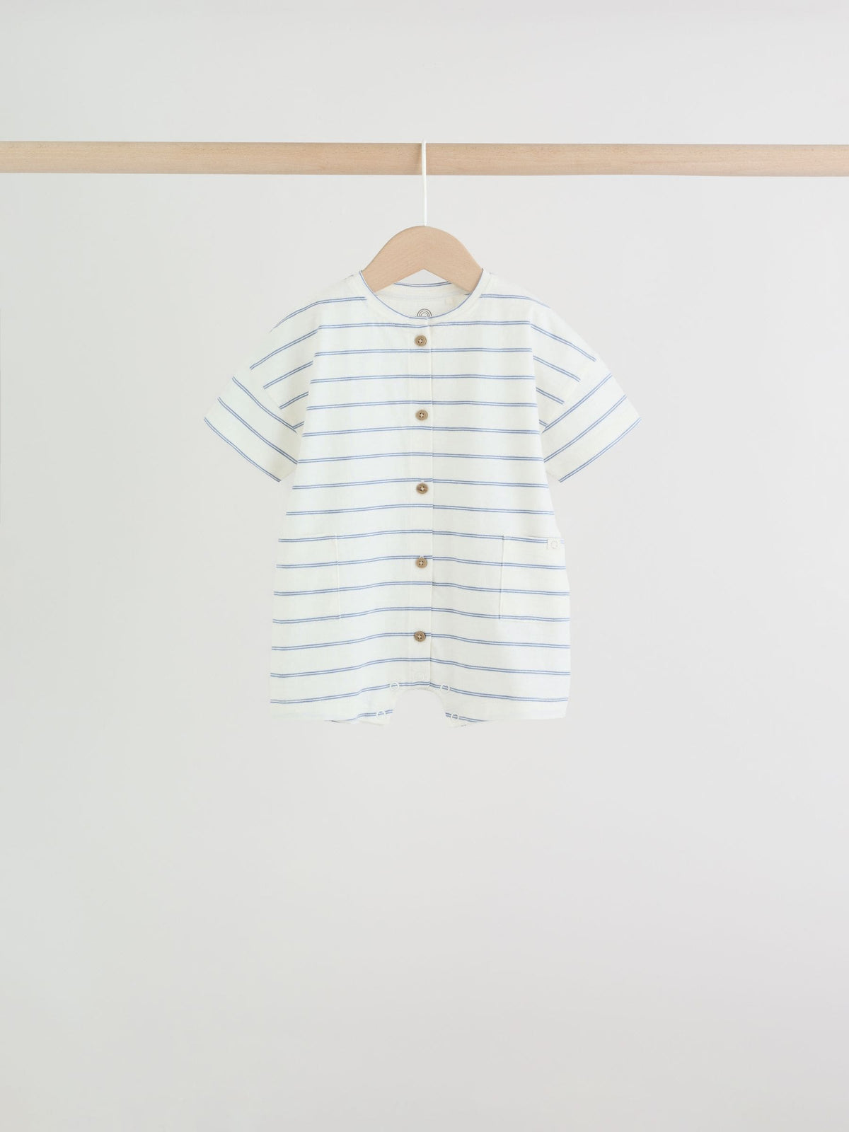 Stripe Jersey Baby Rompers 3 Pack