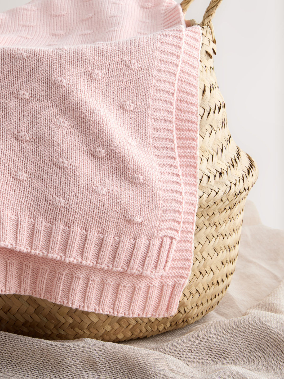 Pink Bobble Blanket