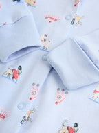 Blue Cath Kidston London Baby Sleepsuit