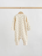 Monochrome Waffle Baby Sleepsuits 3 Pack (0mths-3yrs)