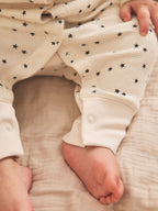 Monochrome Waffle Baby Sleepsuits 3 Pack (0mths-3yrs)