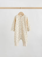 Monochrome Waffle Baby Sleepsuits 3 Pack (0mths-3yrs)