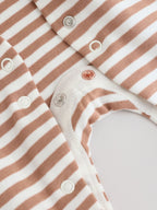 Blue/Ecru Bear Baby Sleepsuits 3 Pack (0-2yrs)