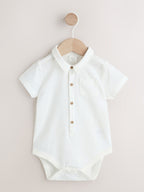 Blue Shirt Body Shorts and Braces Baby Set 3 Piece (0mths-2yrs)