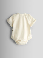 JoJo Maman Bébé Green Giraffe Checked Dungaree & Body Set