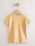 Neutral Short Sleeve T-Shirts 5 Pack (3mths-7yrs)