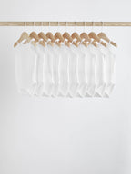 White 10 Pack Baby Strappy Bodysuits