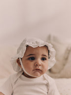 White Rib Short Sleeve Baby Bodysuits 5 Pack