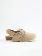 Sand Leather Clogs
