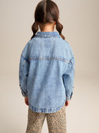 Mid Blue Denim Shacket (3-16yrs)
