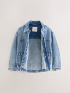 Mid Blue Denim Shacket (3-16yrs)