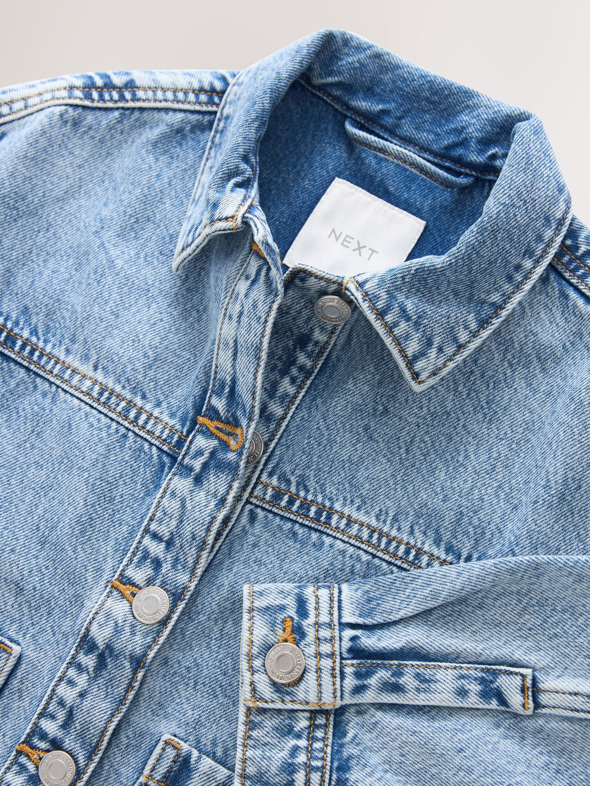 Mid Blue Denim Shacket (3-16yrs)