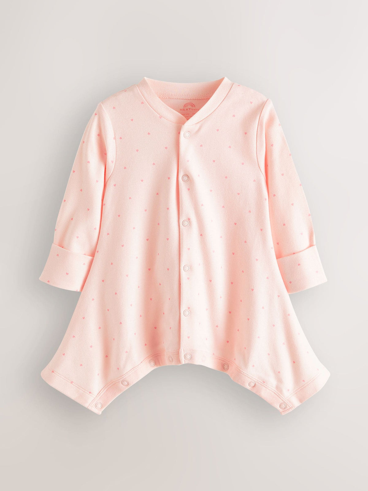 Pink 3 Pack Hip Dysplasia Baby Sleepsuits (0-3yrs)