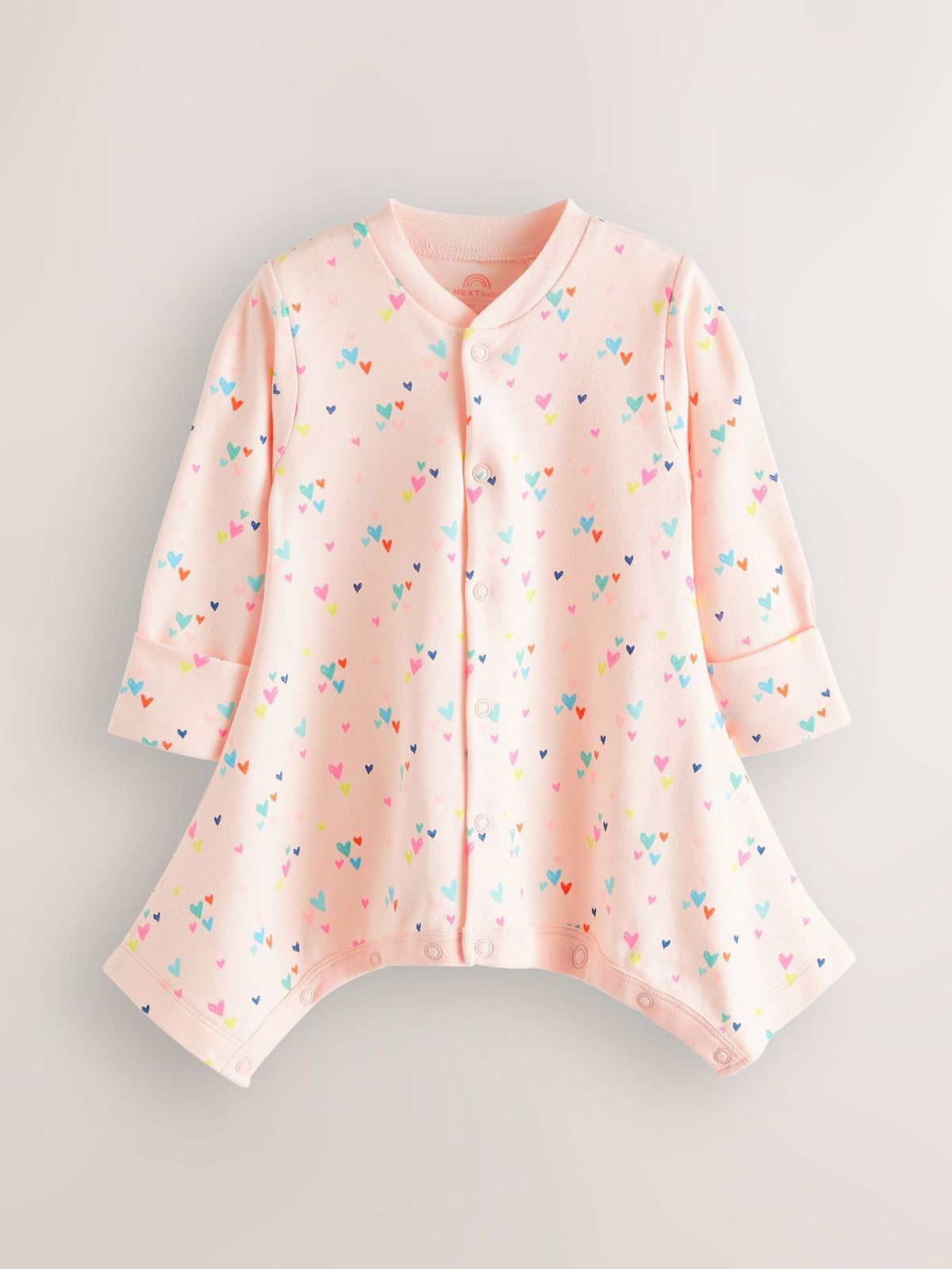 Pink 3 Pack Hip Dysplasia Baby Sleepsuits (0-3yrs)