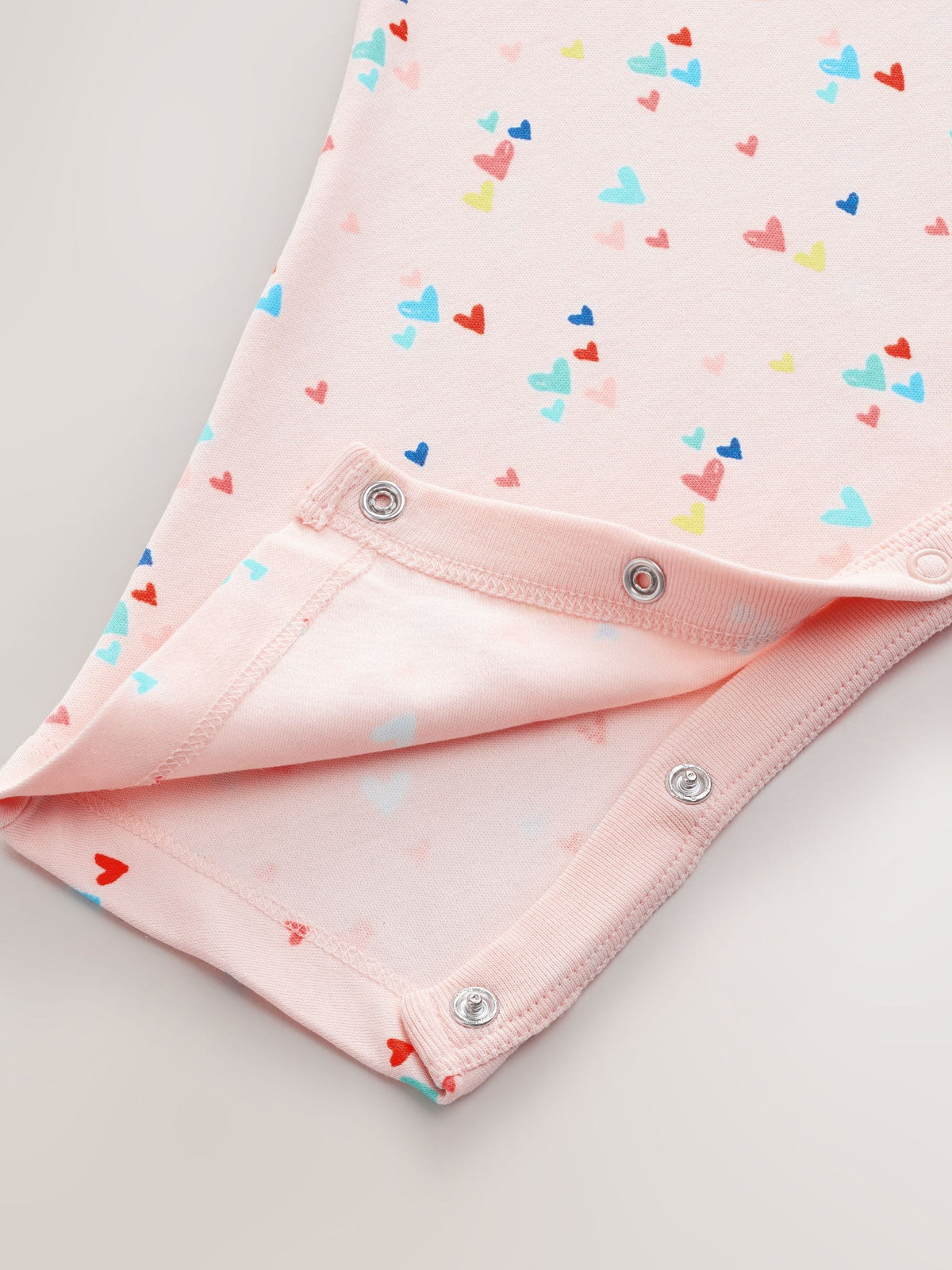 Pink 3 Pack Hip Dysplasia Baby Sleepsuits (0-3yrs)