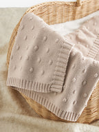 Mink Brown Bobble Blanket