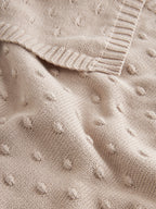 Mink Brown Bobble Blanket