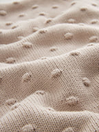 Mink Brown Bobble Blanket