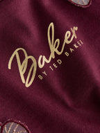Baker by Ted Baker Berry Pink 3 Pack 3D Butterfly T-Shirts