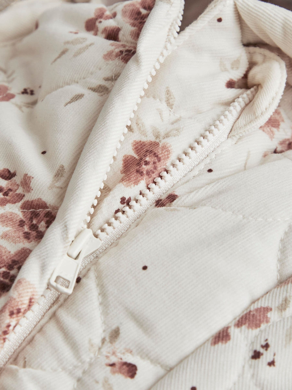 Mamas & Papas Pink Ditsy Print Pramsuit
