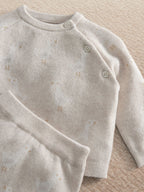 Mamas & Papas Brown Duck Knitted Top & Leggings Set