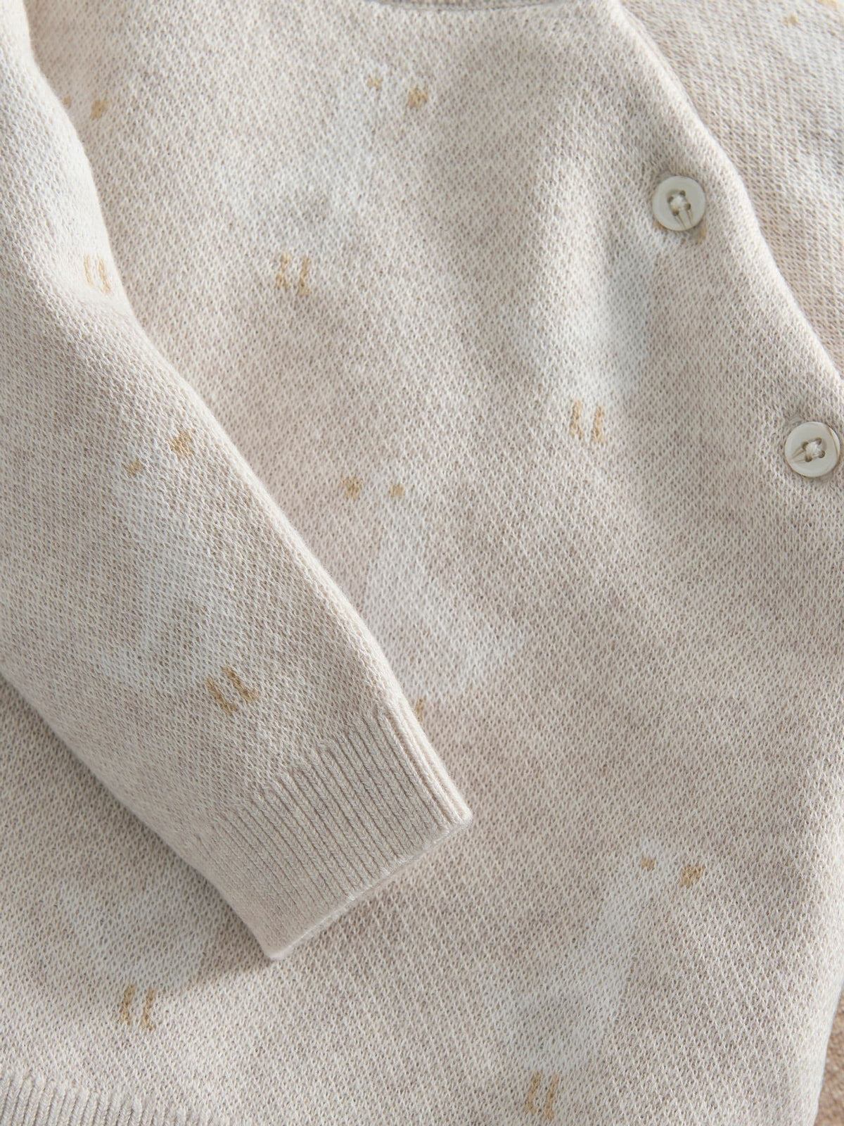 Mamas & Papas Brown Duck Knitted Top & Leggings Set