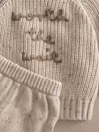 Mamas & Papas Brown Snail Knitted Jumper & Trousers Set