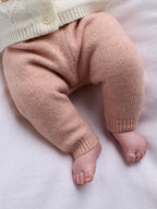 Mamas & Papas Pink Embroidered Knitted Cardigan & Leggings Set