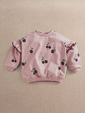 Mamas & Papas Pink Bramble Print Sweatshirt