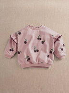 Mamas & Papas Pink Bramble Print Sweatshirt