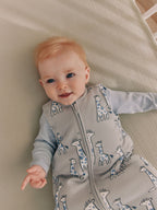 Green Giraffe 2.5 Tog Removable Sleeve Baby Sleep Bag