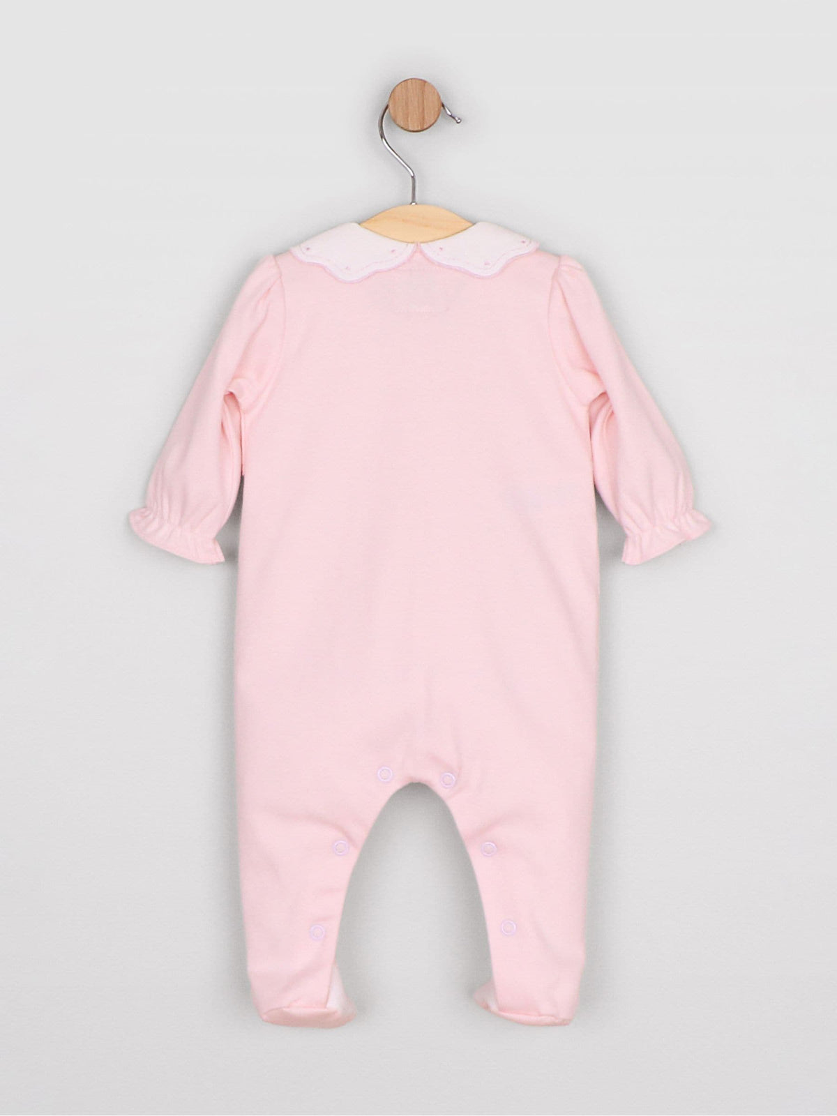 Emile Et Rose Pink Maisie All-In-One With Mock Bolero & Large Collar