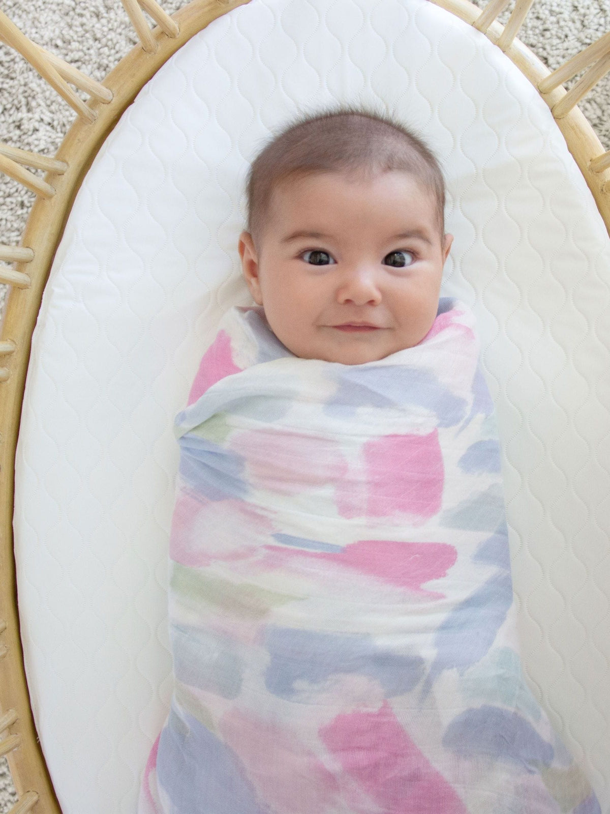 aden + anais Pink Large Silky Soft Muslin Blankets 3 Pack Florentine