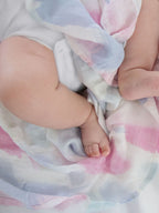 aden + anais Pink Large Silky Soft Muslin Blankets 3 Pack Florentine