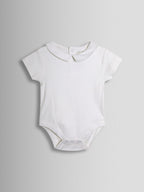 JoJo Maman Bébé Blue 2-Piece Smocked Dungarees & Body Set