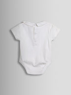 JoJo Maman Bébé Blue 2-Piece Smocked Dungarees & Body Set