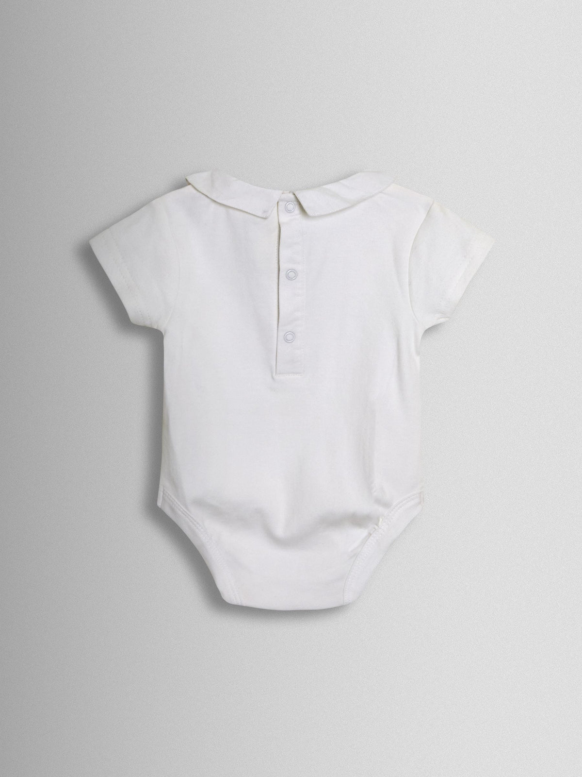 JoJo Maman Bébé Blue 2-Piece Smocked Dungarees & Body Set