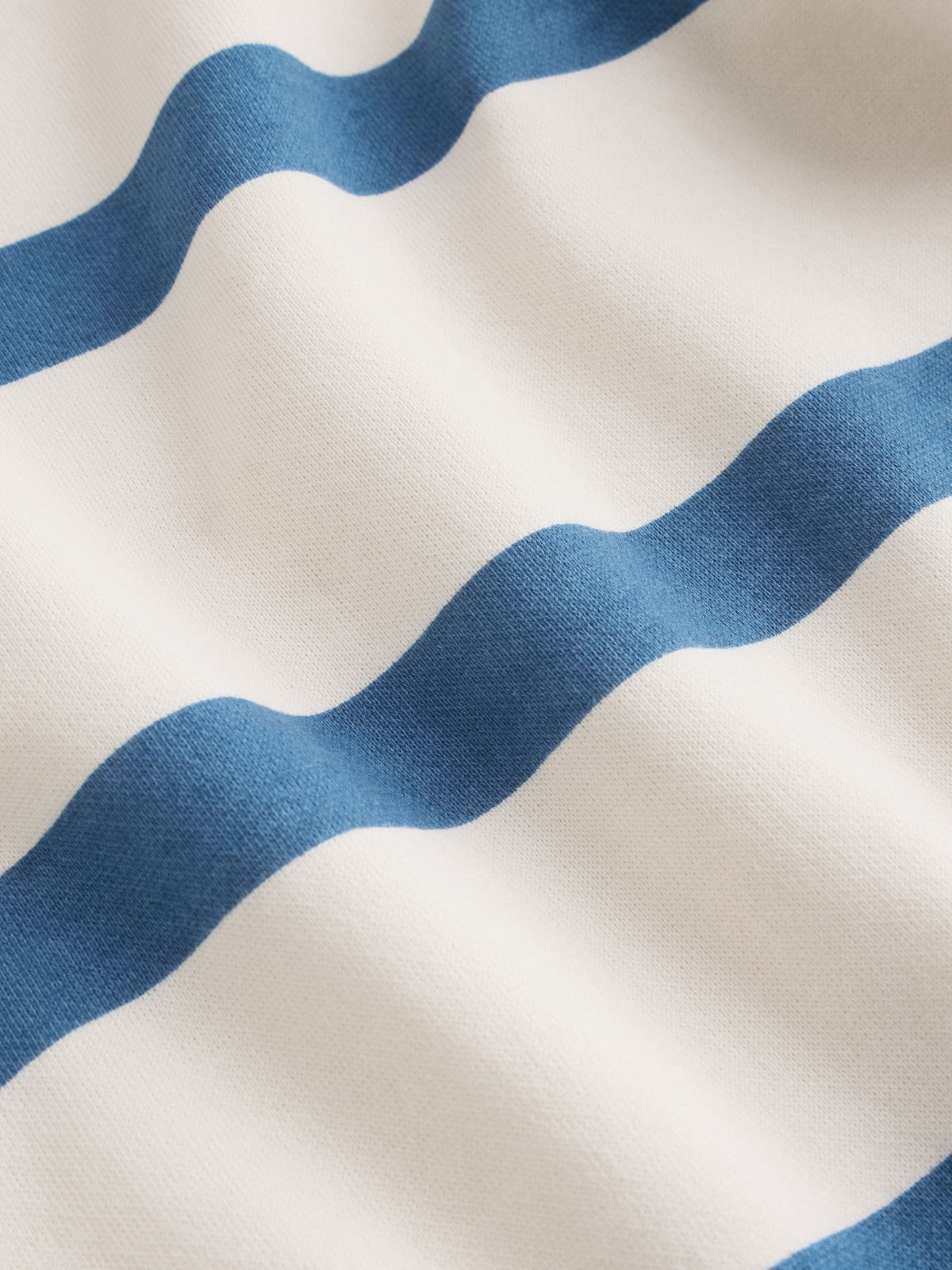 Blue/Ecru Stripe Sweat Baby Romper (0mths-3yrs)