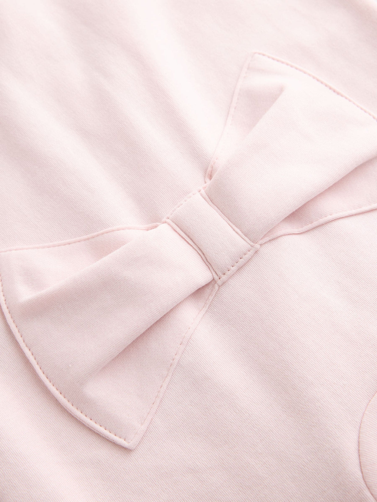 Baker by Ted Baker Pink Embroidered Collar Cotton Sleepsuit