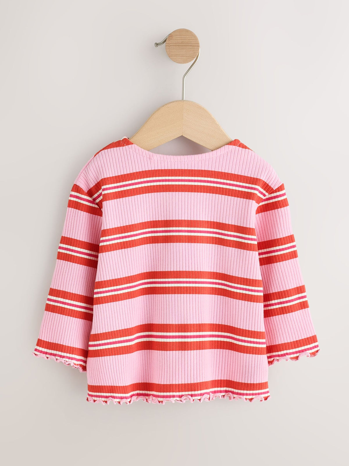 Green/Pink Long Sleeve Ribbed Cardigans 3 Pack (3mths-7yrs)