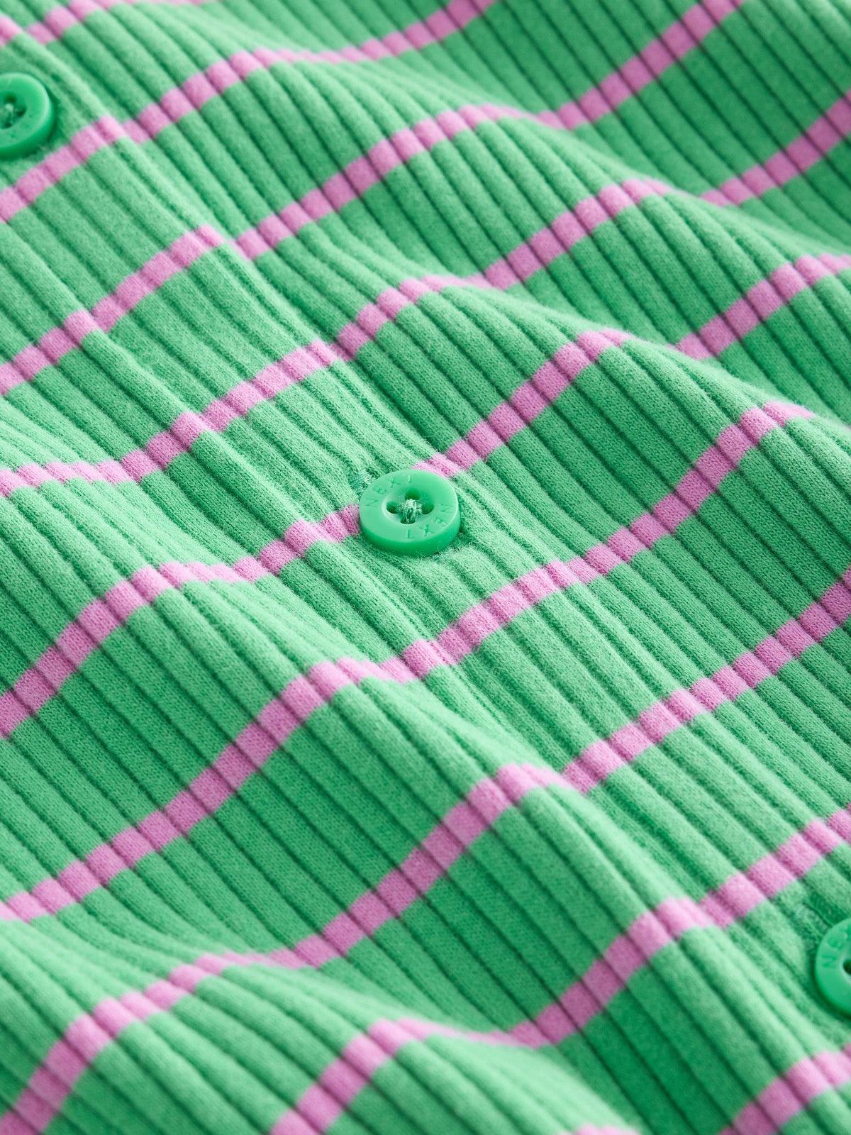 Green/Pink Long Sleeve Ribbed Cardigans 3 Pack (3mths-7yrs)