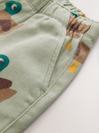 Green Duck Pull On Wide Trousers (3mths-7yrs)