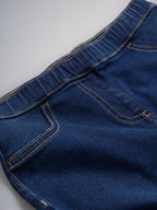 The Set Wide Leg Pull On Jeggings 3 Pack Dark Blue/Mid Blue/Black Denim