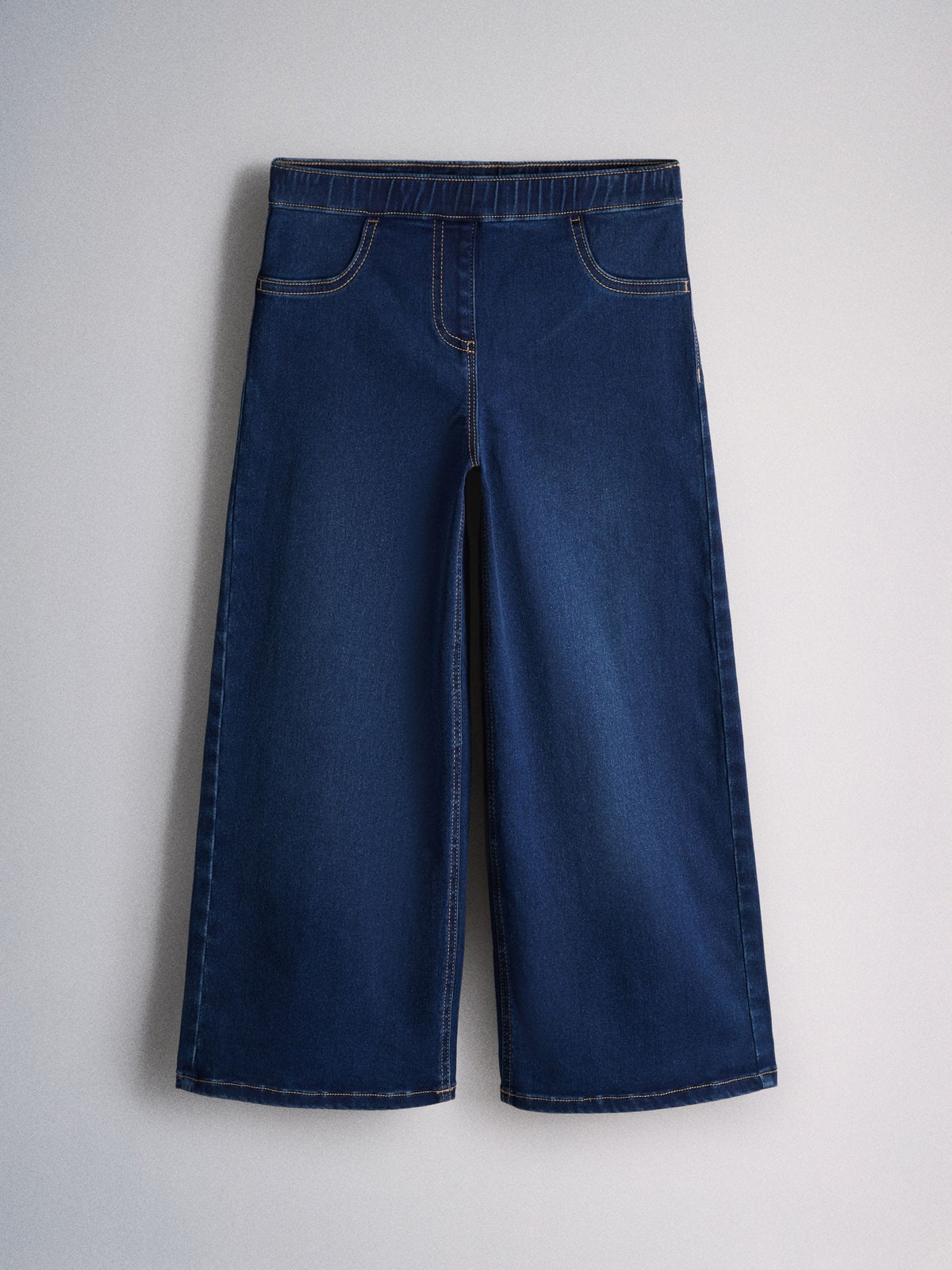The Set Wide Leg Pull On Jeggings 3 Pack Dark Blue/Mid Blue/Black Denim