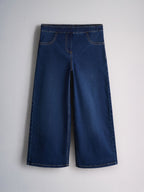 The Set Wide Leg Pull On Jeggings 3 Pack Dark Blue/Mid Blue/Black Denim
